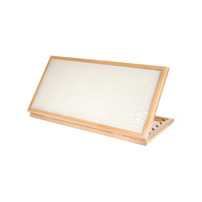 Нарды кожаные Шарм "Белые" 50, Partida