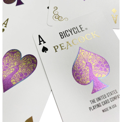 картинка Карты "Bicycle Peacock Purple Standard Index" от магазина Gamesdealer.ru