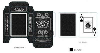 картинка Карты для покера "Casino Royale" 100% пластик от магазина Gamesdealer.ru