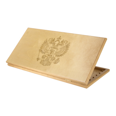 Нарды + Шашки Элеганс "Герб РФ" 60, Partida