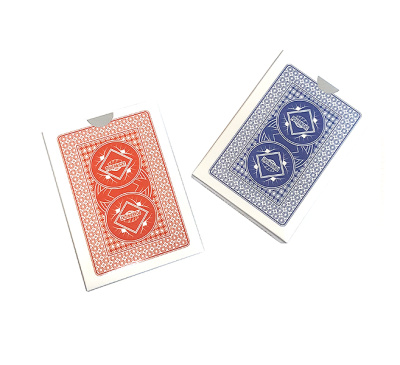 Карты для покера "Poker Night Pro" red / blue 100% пластик