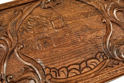 картинка Нарды резные "Монастырь в горах", Mkhitaryan от магазина Gamesdealer.ru