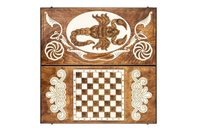 картинка Нарды резные "Скорпион 2", Ustyan от магазина Gamesdealer.ru