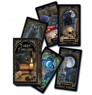 картинка Карты Таро "Fournier Lisa Parker Familiars Tarot" Reprint / Таро Фамильяров TAROMANIA от магазина Gamesdealer.ru