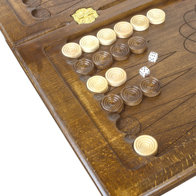 картинка Нарды резные "Эгида" 60, Mkhitaryan от магазина Gamesdealer.ru