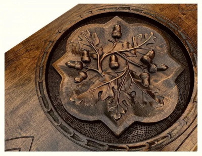 картинка Нарды резные "Ветвь дуба", Mkhitaryan от магазина Gamesdealer.ru