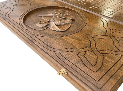 картинка Нарды резные "Гладиатор 2", Mkhitaryan от магазина Gamesdealer.ru