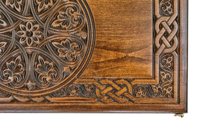 картинка Нарды резные "Армянский узор 8" 60, Haleyan от магазина Gamesdealer.ru