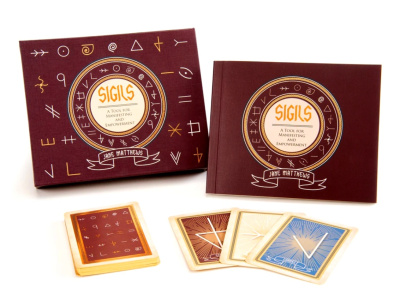 Карты Таро "Sigils a Tool for Manifesting and Empowerment" Schiffer Publishing / Сигилы — инструмент