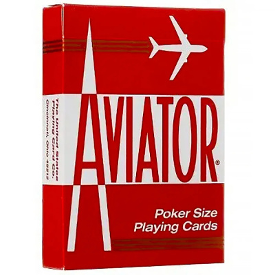 картинка Карты "Aviator Standard Index red/blue" от магазина Gamesdealer.ru