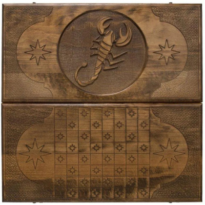 картинка Нарды резные "Скорпион", Ustyan от магазина Gamesdealer.ru