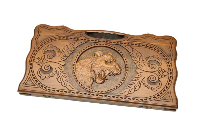 картинка Нарды резные "Тигр" с ручкой, Haleyan от магазина Gamesdealer.ru