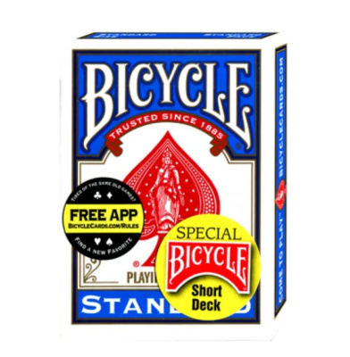 картинка Карты "Bicycle Standard Short Blue" от магазина Gamesdealer.ru