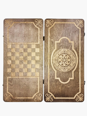 картинка Нарды Марс "Золотой Орнамент 1" большие (деревянные, 58 см, Россия), Partida от магазина Gamesdealer.ru