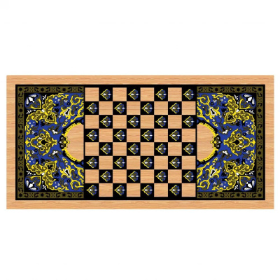 картинка Нарды + Шашки Аравия Сокол средние (Россия, дерево, 50 см), Partida от магазина Gamesdealer.ru