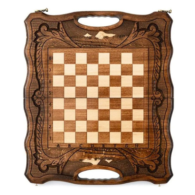 картинка Шахматы резные с Араратом, ручкой и ложементом 40, Haleyan от магазина Gamesdealer.ru