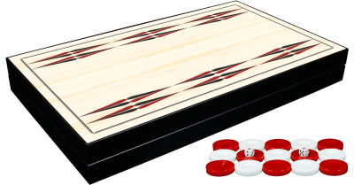 Нарды Белый Узор XXL, Турция, Yenigun