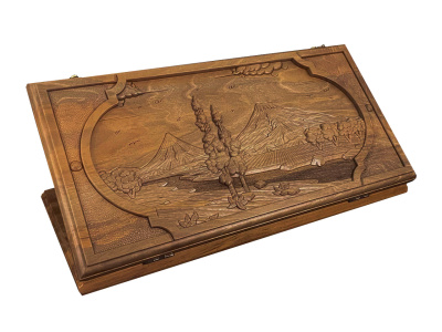 Нарды резные "Долина Арарата" 60, Haleyan