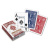 картинка Карты "Bicycle Prestige Rider 100% Plastic Jumbo red/blue" от магазина Gamesdealer.ru