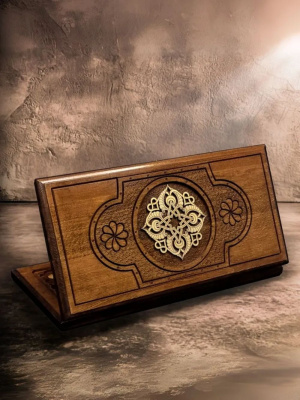 Нарды резные "Золотой Узор 1" 50, Mirzoyan