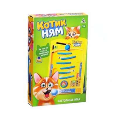 картинка Настольная игра на ловкость «Котик Ням» от магазина Gamesdealer.ru
