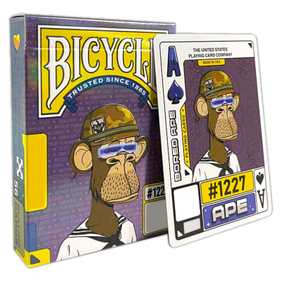 Карты "Bicycle Bored Ape Standard Index"