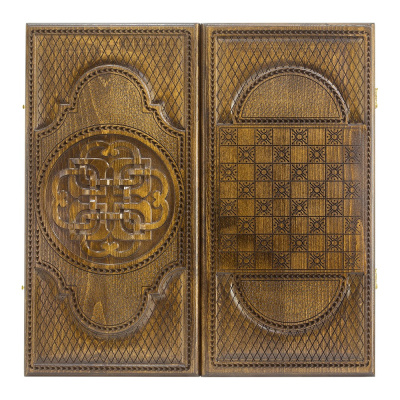 картинка Нарды резные "Армянский узор 4" 60, Mkhitaryan от магазина Gamesdealer.ru