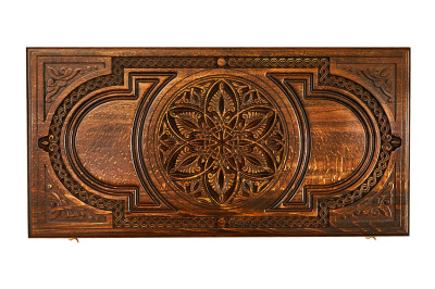 Нарды резные "Армянский фрактал" 60, Ustyan