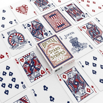 картинка Карты "Bicycle Stars and Stripes Playing Cards" от магазина Gamesdealer.ru