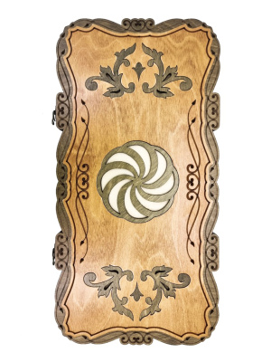 Нарды Марс "Бесконечность" средние (деревянные, 47 см, Россия), Partida