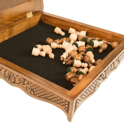 картинка Шахматы резные в ларце 40, Haleyan от магазина Gamesdealer.ru