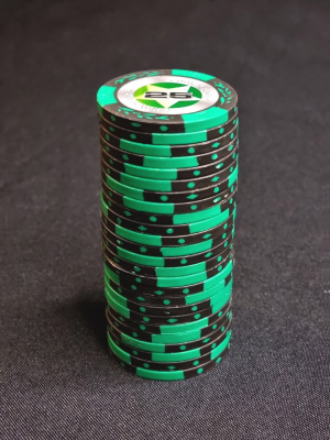 картинка Фишки для игры в покер Black Stars номиналом 25 (25шт) от магазина Gamesdealer.ru