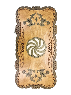 Нарды Марс "Бесконечность" малые (деревянные, 40 см, Россия), Partida