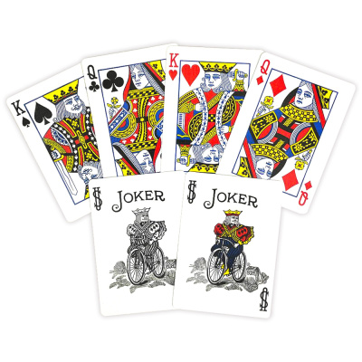 картинка Игральные карты Bicycle Standard 54 карты, красные от магазина Gamesdealer.ru