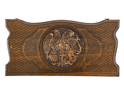 картинка Нарды резные "Герб Армении 4" 60, Ustyan от магазина Gamesdealer.ru