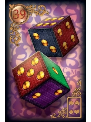 картинка Карты Таро "Gilded Reverie Lenormand Expanded" Reprint / Золотые Мечты Ленорман TAROMANIA от магазина Gamesdealer.ru