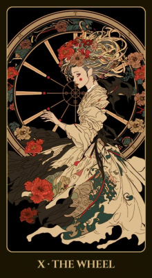 картинка Карты Таро "Ukiyo Tarot" Lo Scarabeo / Карты Таро Укиё от магазина Gamesdealer.ru