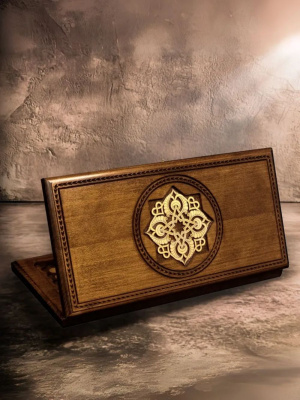 Нарды резные "Золотой Узор 2" 50, Mirzoyan