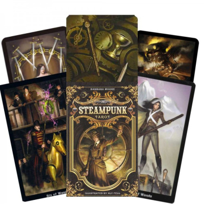 картинка Карты Таро "Steampunk Tarot Cards" Llewellyn / Таро Стимпанк от магазина Gamesdealer.ru