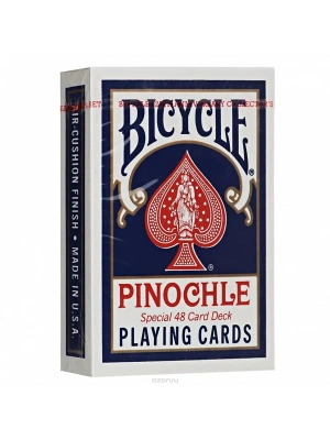 картинка Карты "Bicycle Pinochle Red/Blue" от магазина Gamesdealer.ru