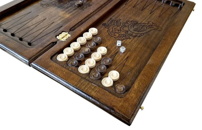 картинка Нарды резные "Сияние 4",50 Ustyan от магазина Gamesdealer.ru