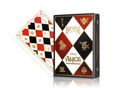 картинка Карты "Bicycle Disney Alice in Wonderland Standard Index" от магазина Gamesdealer.ru