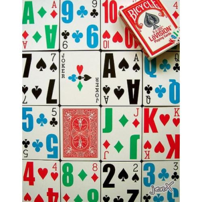 картинка Карты "Bicycle Lovision red/blue" от магазина Gamesdealer.ru