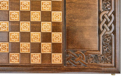 картинка Нарды резные "Армянский узор 8" 60, Haleyan от магазина Gamesdealer.ru