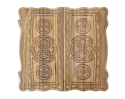 картинка Нарды резные "Армянский узор 12" 60, Haleyan от магазина Gamesdealer.ru