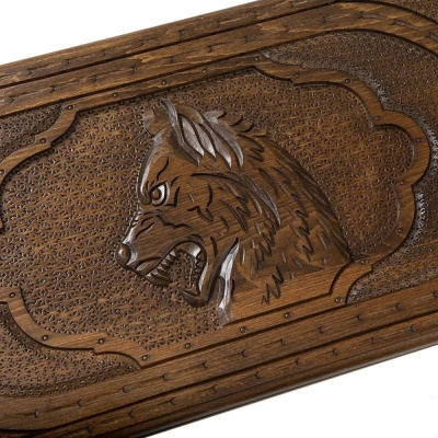 картинка Нарды резные "Волк", Mirzoyan от магазина Gamesdealer.ru