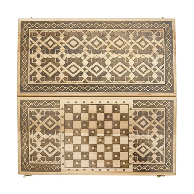 картинка Нарды "Армянский узор 1" инкрустация, Mkhitaryan от магазина Gamesdealer.ru