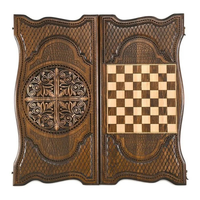 картинка Нарды резные "Армянский узор 4" 60, Ustyan от магазина Gamesdealer.ru