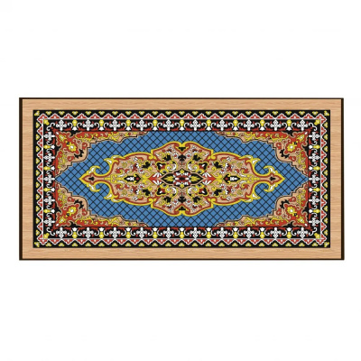 картинка Нарды + Шашки Сирия Голубые средние (Россия, дерево, 50 см), Partida от магазина Gamesdealer.ru