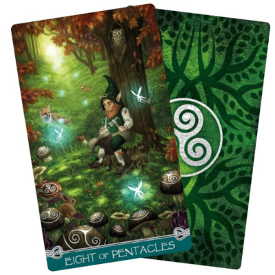картинка Карты Таро "Universal Celtic Mini Tarot" Lo Scarabeo / Универсальные кельтские Мини- карты Таро от магазина Gamesdealer.ru